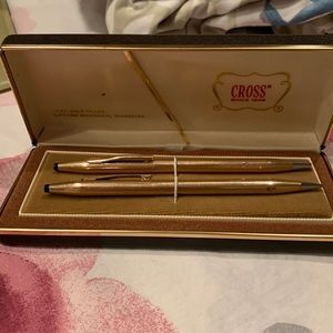 Cross 14k GF pen/pencil set